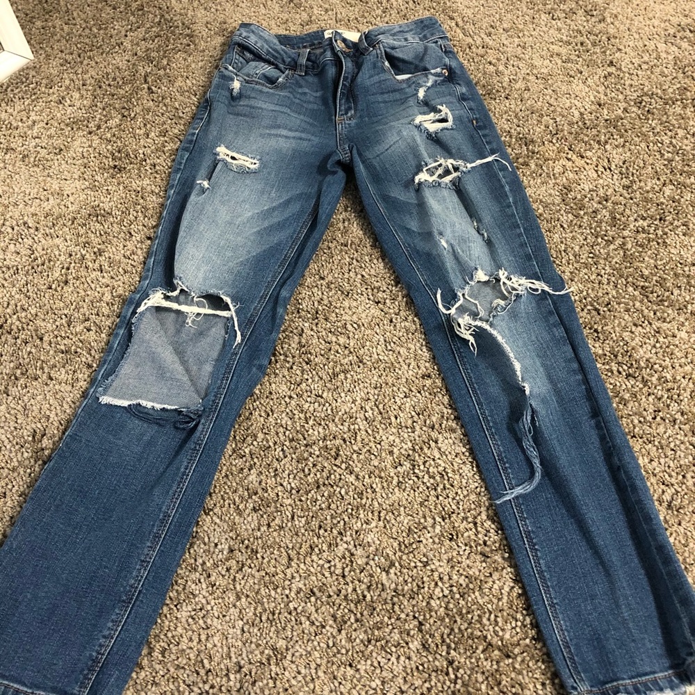 Garage Ripped Mom Jeans - Picture 3 of 3